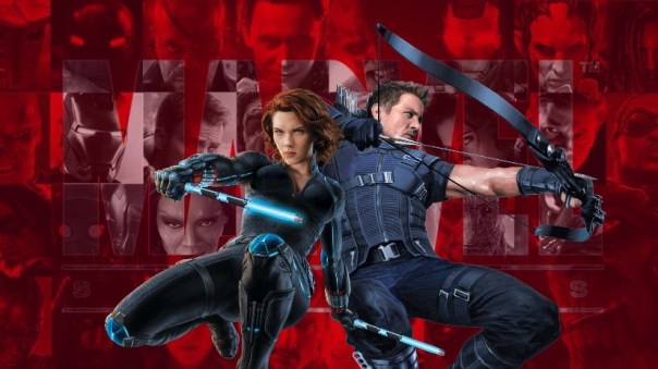 MCU Black Widow and Hawkeye