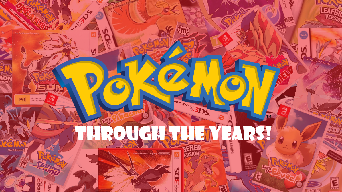 Pokemon through the years